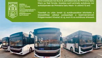 Öt új busz közlekedik Szatmárnémeti utcáin