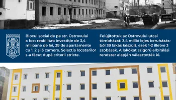 Szociális lakásokat újítottak fel Szatmárnémetiben